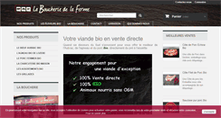 Desktop Screenshot of laboucheriedelaferme.fr