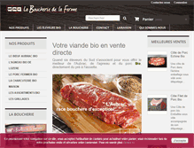 Tablet Screenshot of laboucheriedelaferme.fr